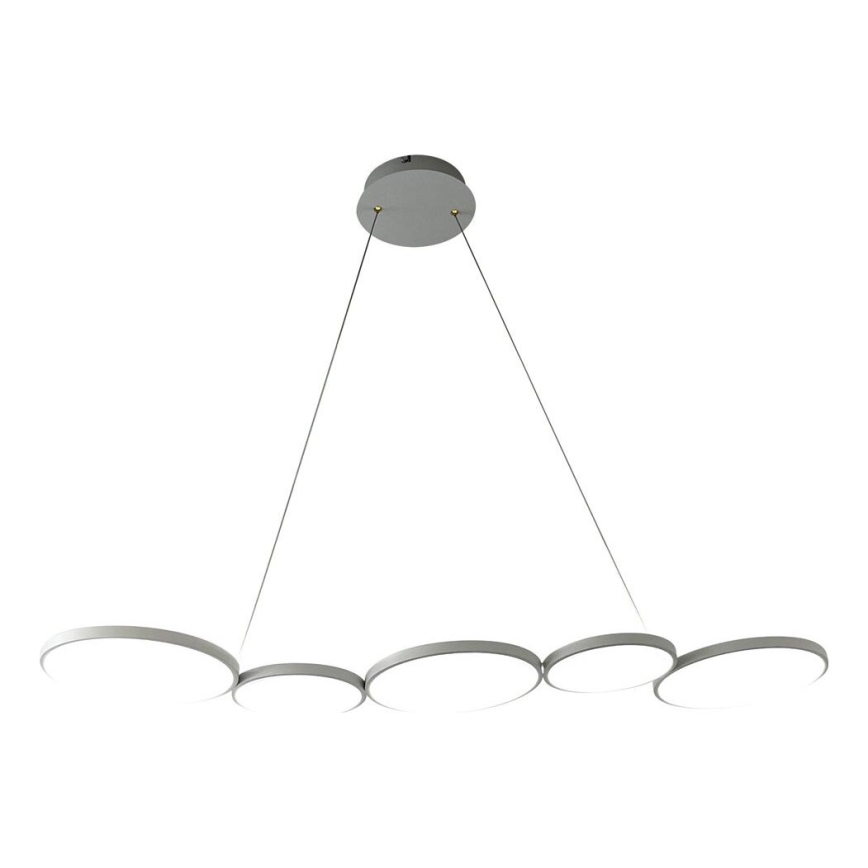 LED pendel OLYMPIA 5xLED/10W/230V grå