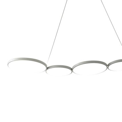 LED pendel OLYMPIA 5xLED/10W/230V grå