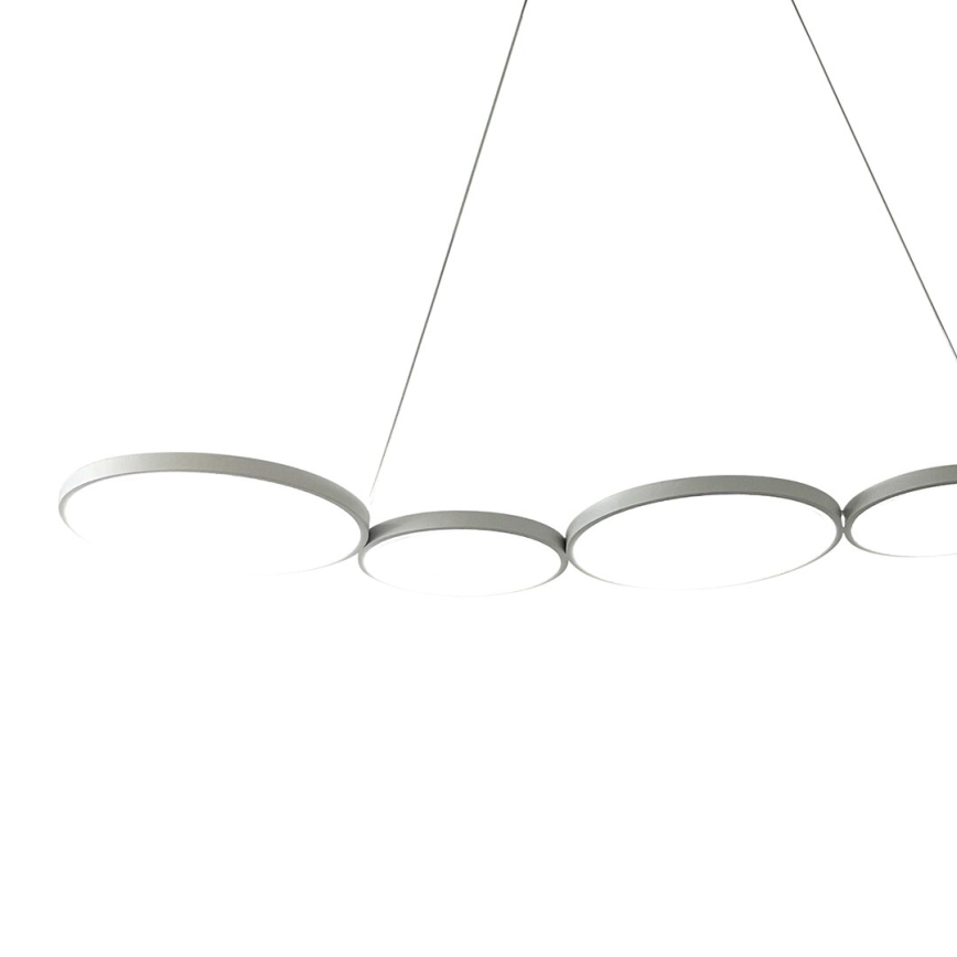 LED pendel OLYMPIA 5xLED/10W/230V grå