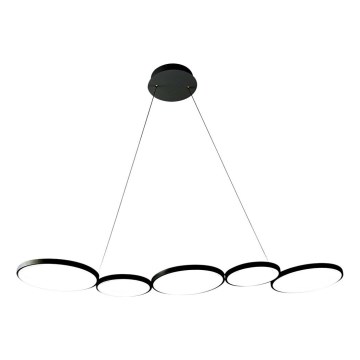 LED pendel OLYMPIA 5xLED/10W/230V sort