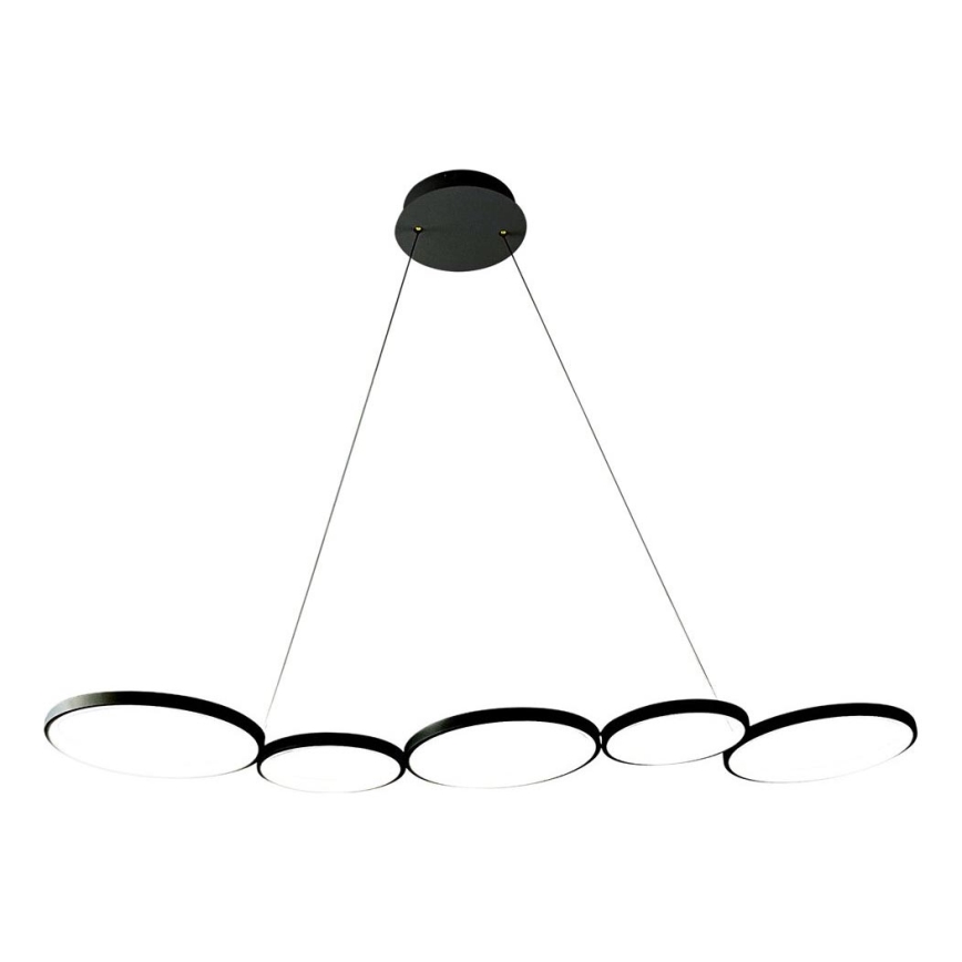 LED pendel OLYMPIA 5xLED/10W/230V sort