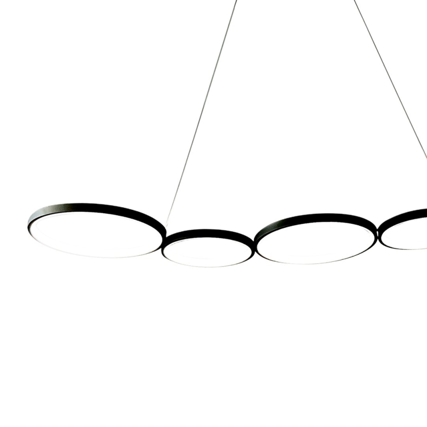LED pendel OLYMPIA 5xLED/10W/230V sort