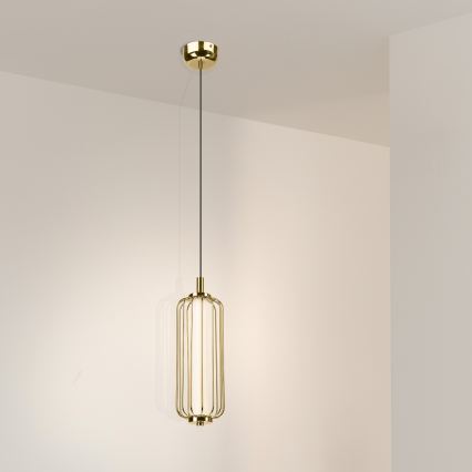 LED-pendel på kabel BONNIE 15W/230V/3000K guld