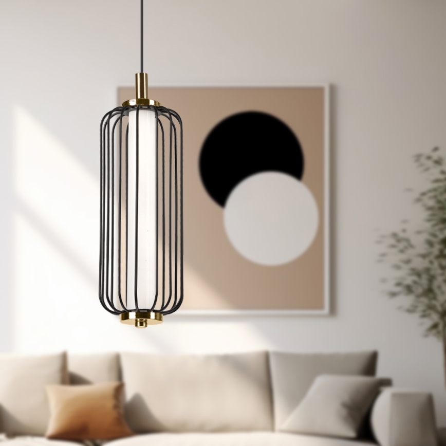 LED pendel på kabel BONNIE LED/15W/230V 3000K sort