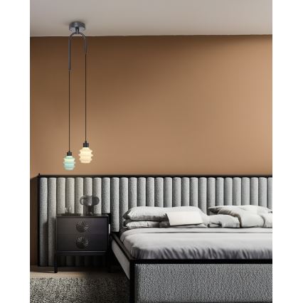 LED-pendel på kabel CACTUS LED/6W/230V 3000K grøn/hvid