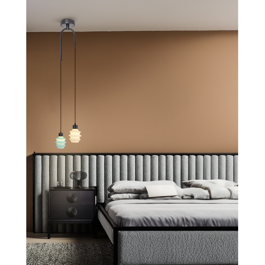 LED-pendel på kabel CACTUS LED/6W/230V 3000K grøn/hvid