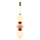 LED-pendel på kabel FLORES LED/15W/230V guld/orange/brun