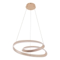 LED-pendel på kabel GLOW LED/75W/230V 4000K Ø 60 cm guld