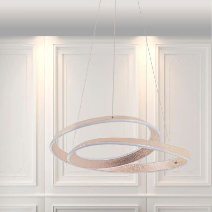 LED-pendel på kabel GLOW LED/75W/230V 4000K Ø 60 cm guld