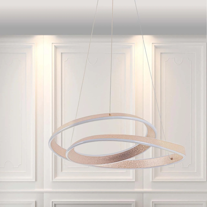 LED-pendel på kabel GLOW LED/75W/230V 4000K Ø 60 cm guld