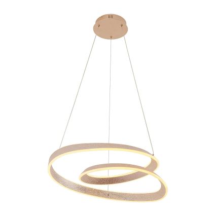 LED-pendel på kabel GLOW LED/75W/230V 4000K Ø 60 cm guld