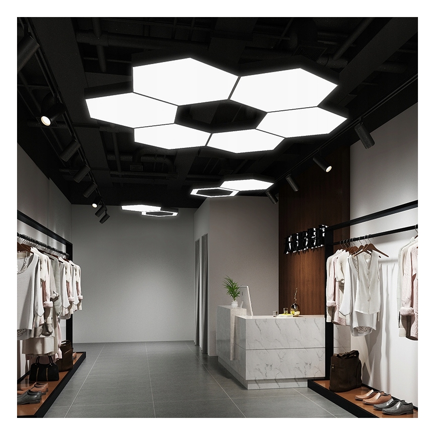 LED-pendel på kabel LED/20W/230V sort