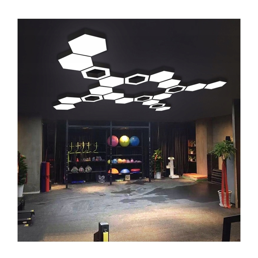 LED-pendel på kabel LED/20W/230V sort