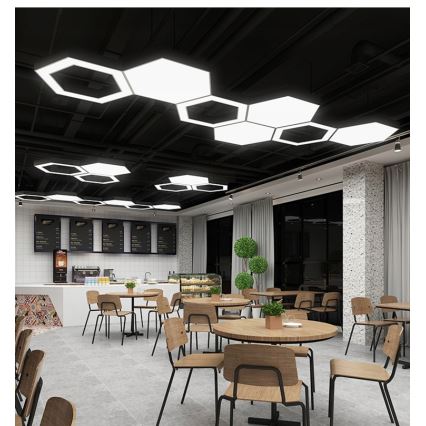 LED-pendel på kabel LED/20W/230V sort