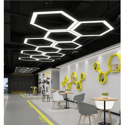 LED-pendel på kabel LED/20W/230V sort