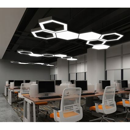 LED-pendel på kabel LED/20W/230V sort