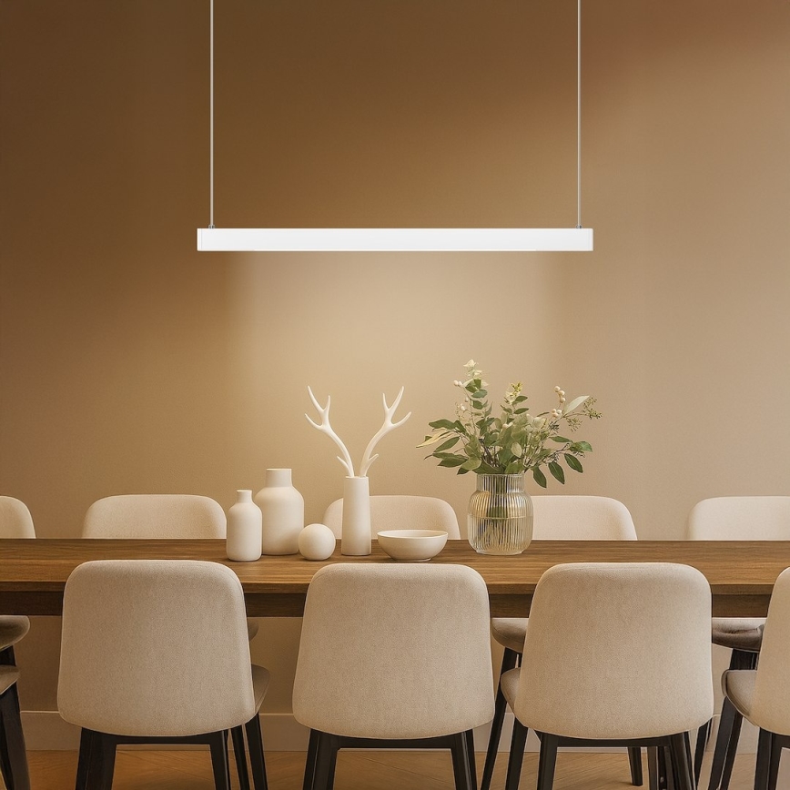 LED-pendel på kabel LINEA LED/36W/230V 3000/4000/5700K CRI 90 hvid