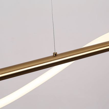 LED-pendel på kabel MELECA LED/24W/230V 3000/4000/6000K 100 cm guld
