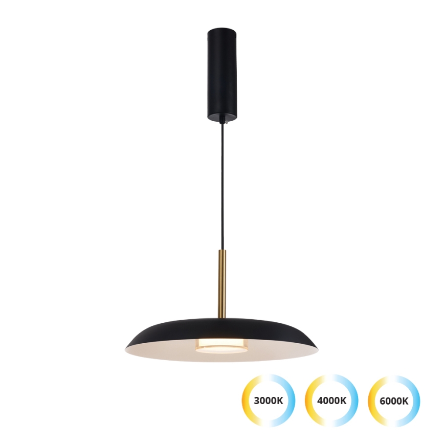 LED-pendel på kabel NUDO LED/11W/230V 3000/4000/6000K sort