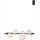 LED-pendel på kabel PLAYA LED/12W/230V sort