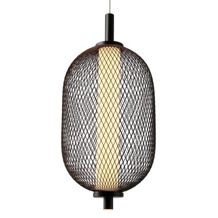 LED-pendel på kabel PUMA LED/10W/230V Ø 15 cm sort