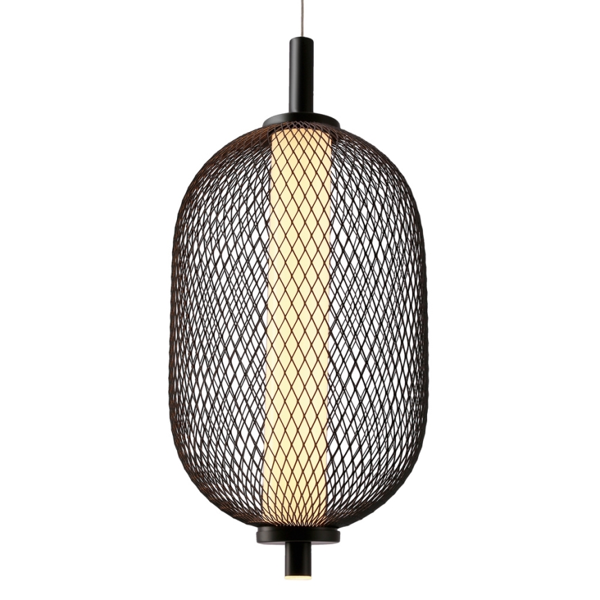 LED-pendel på kabel PUMA LED/10W/230V Ø 15 cm sort