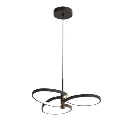 LED-pendel på kabel RIBBON LED/25W/230V 4000K sort