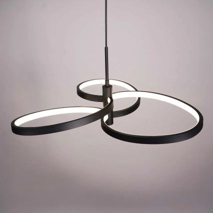 LED-pendel på kabel RIBBON LED/25W/230V 4000K sort