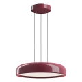 LED-pendel på wire ALENSA LED/60W/230V CRI 94 rød