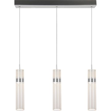 LED-pendel på wire AMBIENTE 3xLED/6W/230V 3000/4000/6000K blank krom