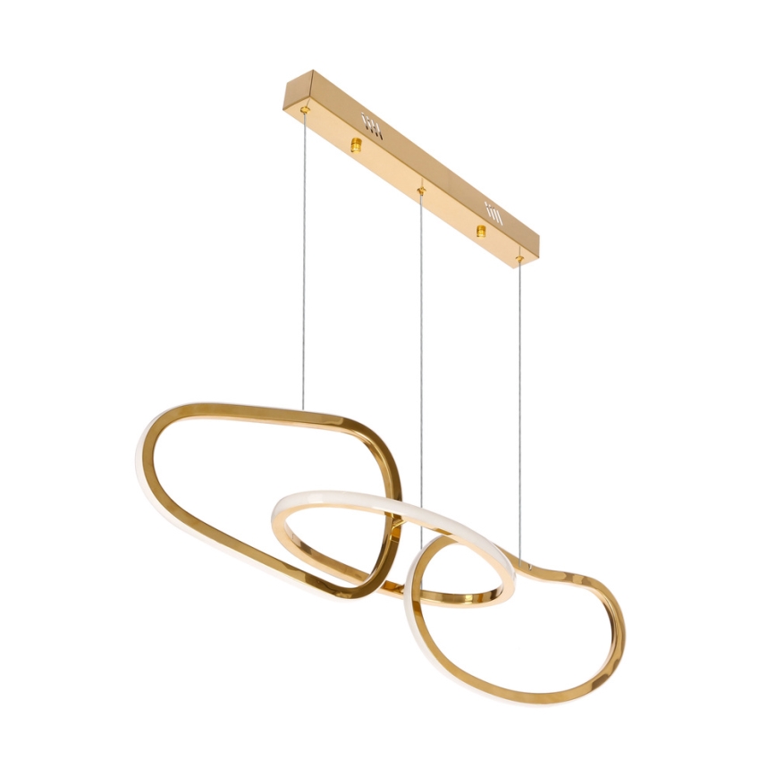 LED-pendel på wire ANNELI LED/30W/230V 80 cm guldfarvet