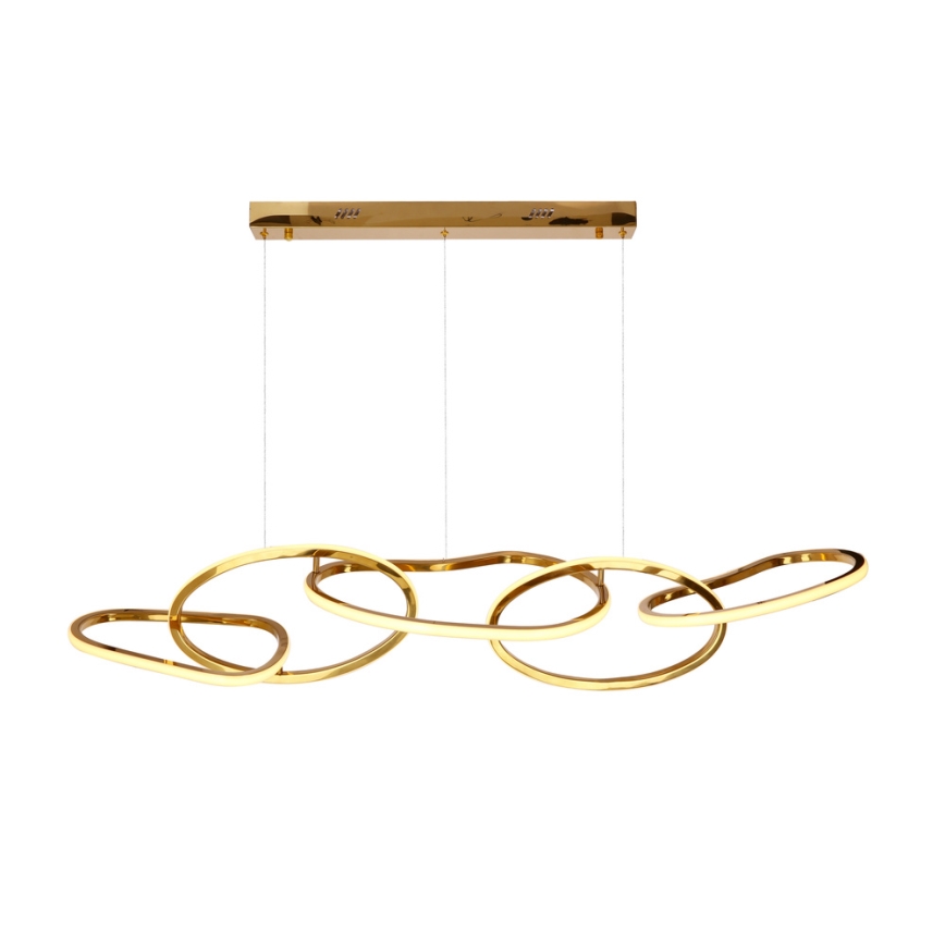 LED-pendel på wire ANNELI LED/45W/230V 125 cm guldfarvet