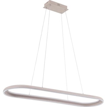 LED pendel på wire CASHMERE LED/80W/230V 30x100 cm hvid