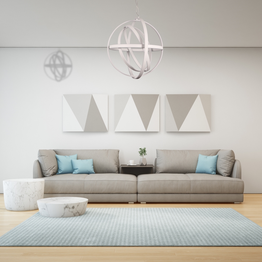 LED-pendel på wire COPERNICUS LED/260W/230V hvid