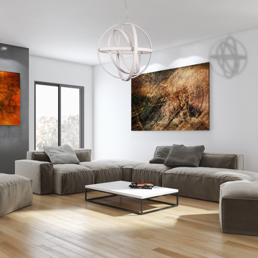 LED-pendel på wire COPERNICUS LED/260W/230V hvid