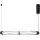 LED-pendel på wire CORTE LED/18W/230V sort