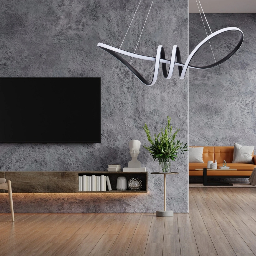 LED-pendel på wire FLAVIA LED/44W/230V, sort