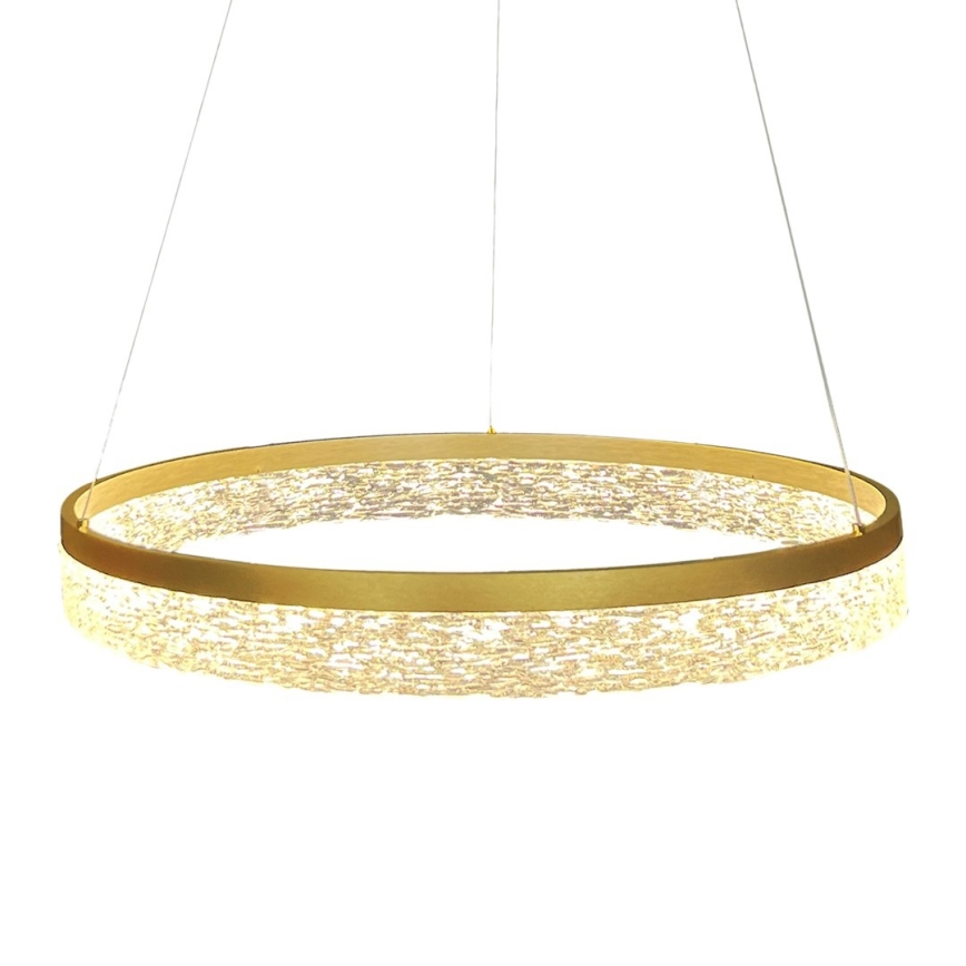 LED-pendel på wire GALA LED/25W/230V Ø 50 cm, guld