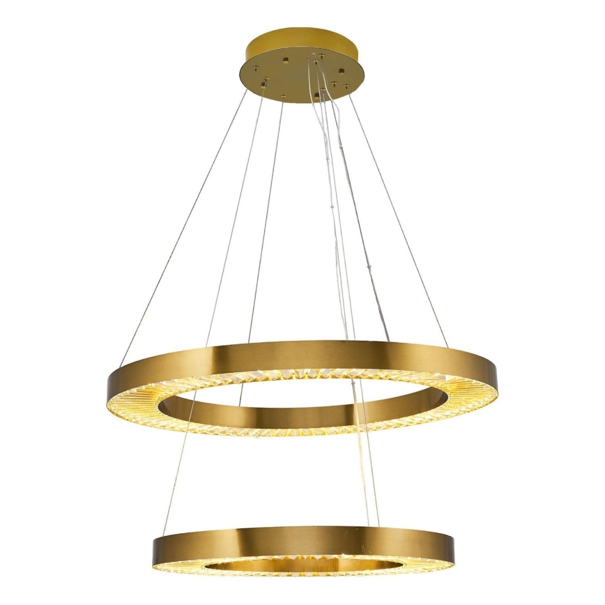 LED-pendel på wire JESI LED/140W/230V 3000K Ø 100 cm bronzefarvet