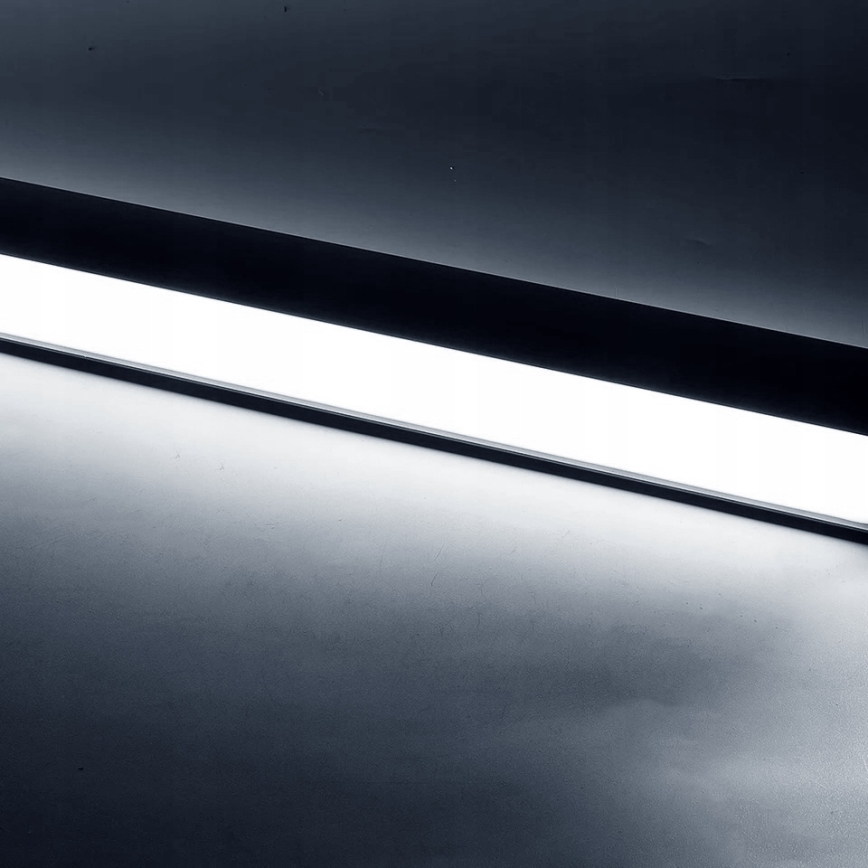 LED-pendel på wire LED/44W/230V 6000K 120 cm sort