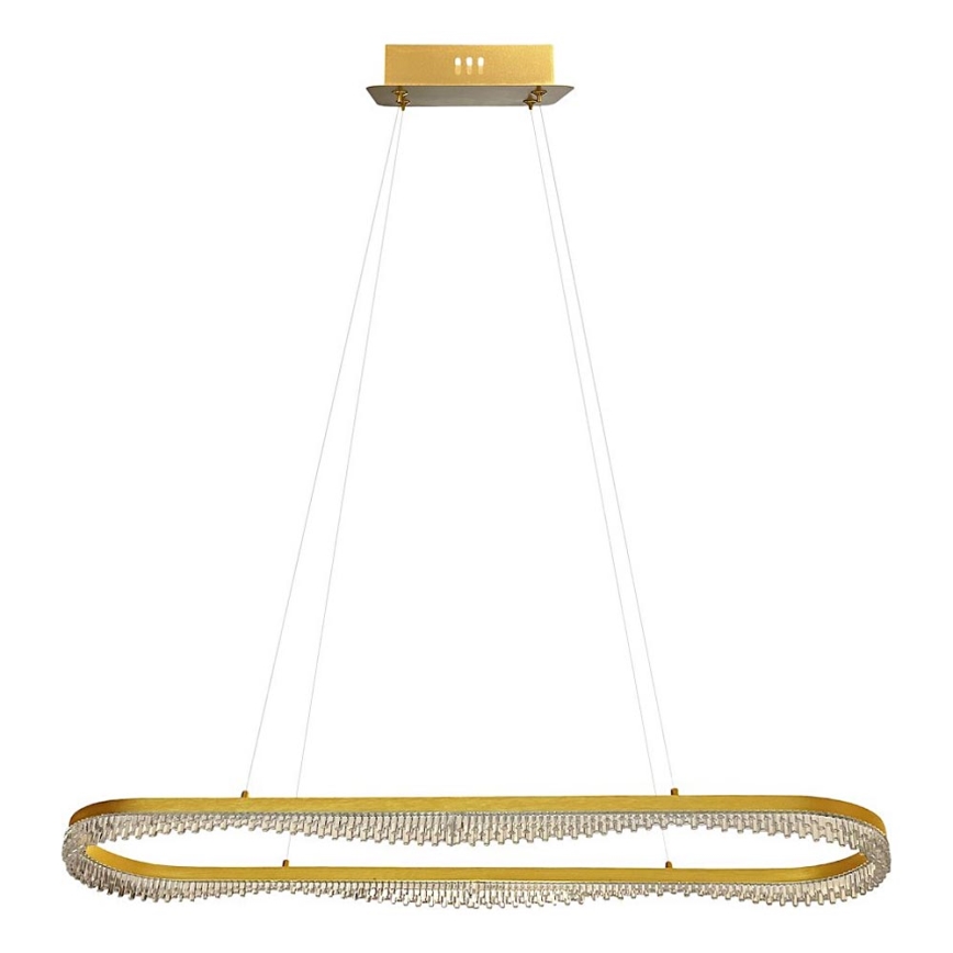 LED-pendel på wire LED/45W/230V, guld
