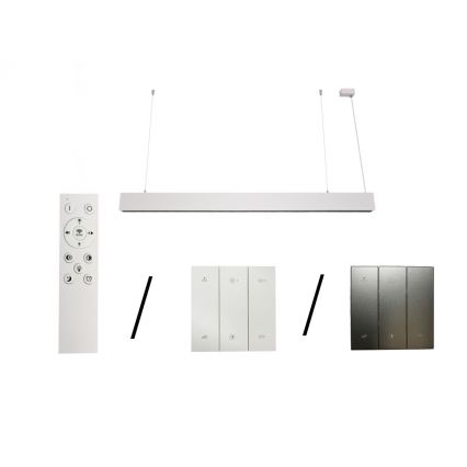 LED-pendel på wire LED/55W/230V 3000/4000/6500K 120 cm hvid