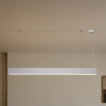 LED-pendel på wire LED/55W/230V 3000/4000/6500K 120 cm hvid
