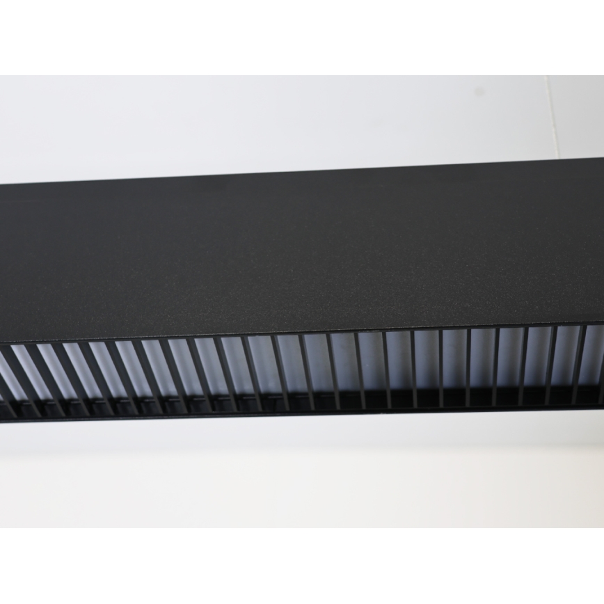 LED-pendel på wire LED/55W/230V 3000/4000/6500K 120 cm sort