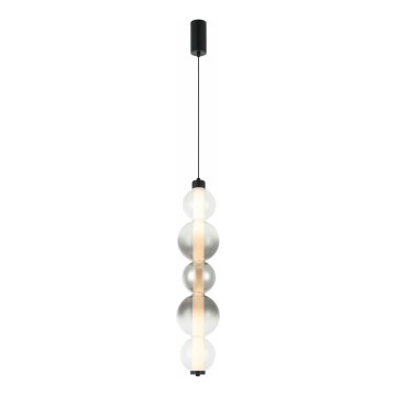 LED-pendel på wire LUMMI LED/19W/230V sort/røgfarvet