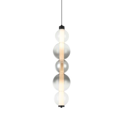 LED-pendel på wire LUMMI LED/19W/230V sort/røgfarvet