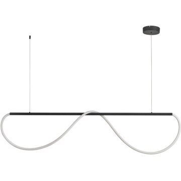 LED-pendel på wire MELECA LED/36W/230V 3000/4000/6000K 160 cm sort