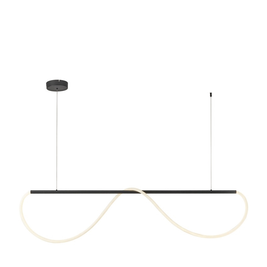 LED-pendel på wire MELECA LED/36W/230V 3000/4000/6000K 160 cm sort