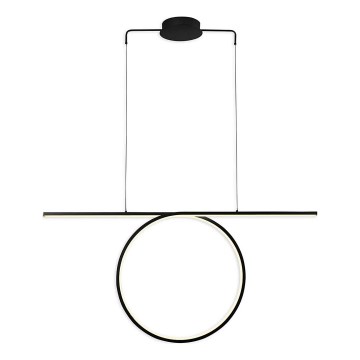 LED-pendel på wire ODETTA LED/42W/230V 4000K sort