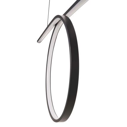 LED-pendel på wire ODETTA LED/42W/230V 4000K sort